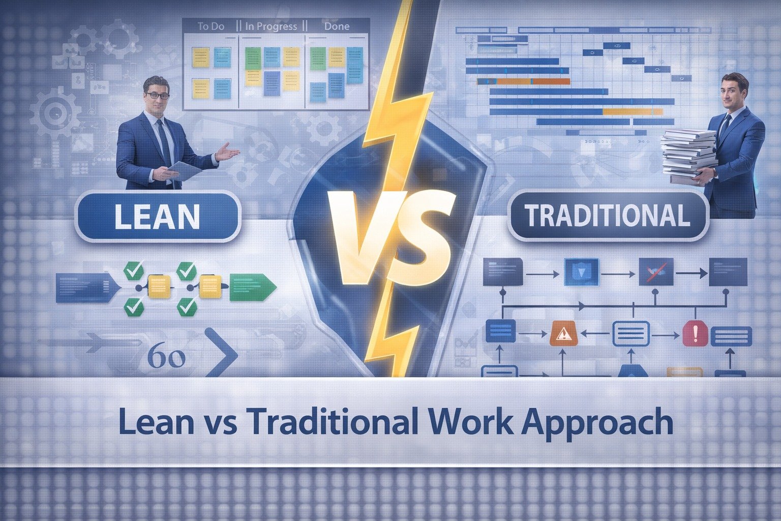 Lean vs Traditional Work Approach