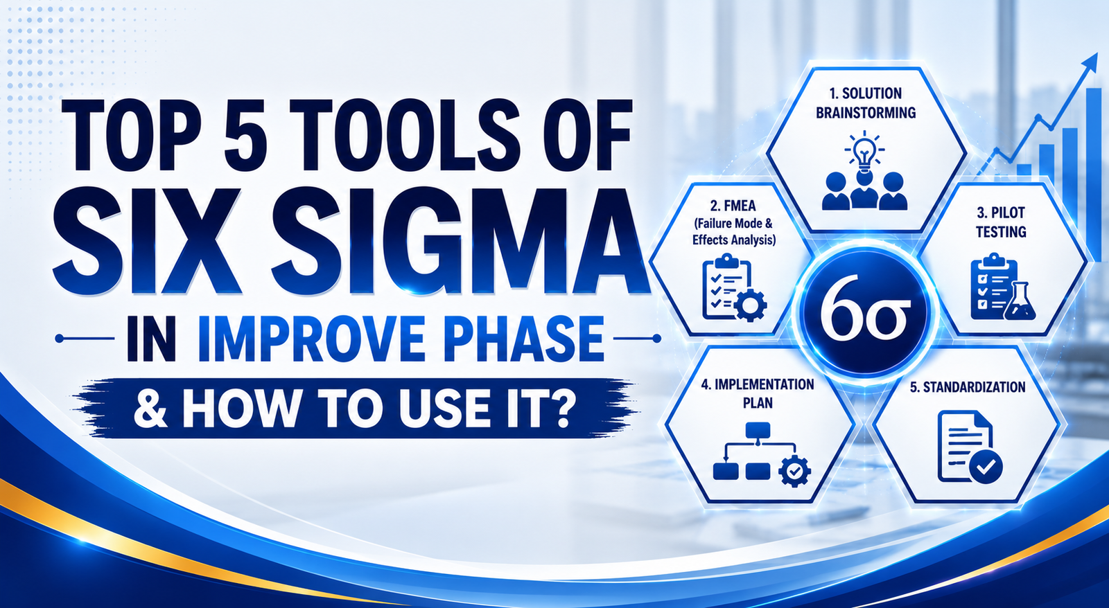 Top 5 Tools of Six Sigma in Improve Phase & How to use it?