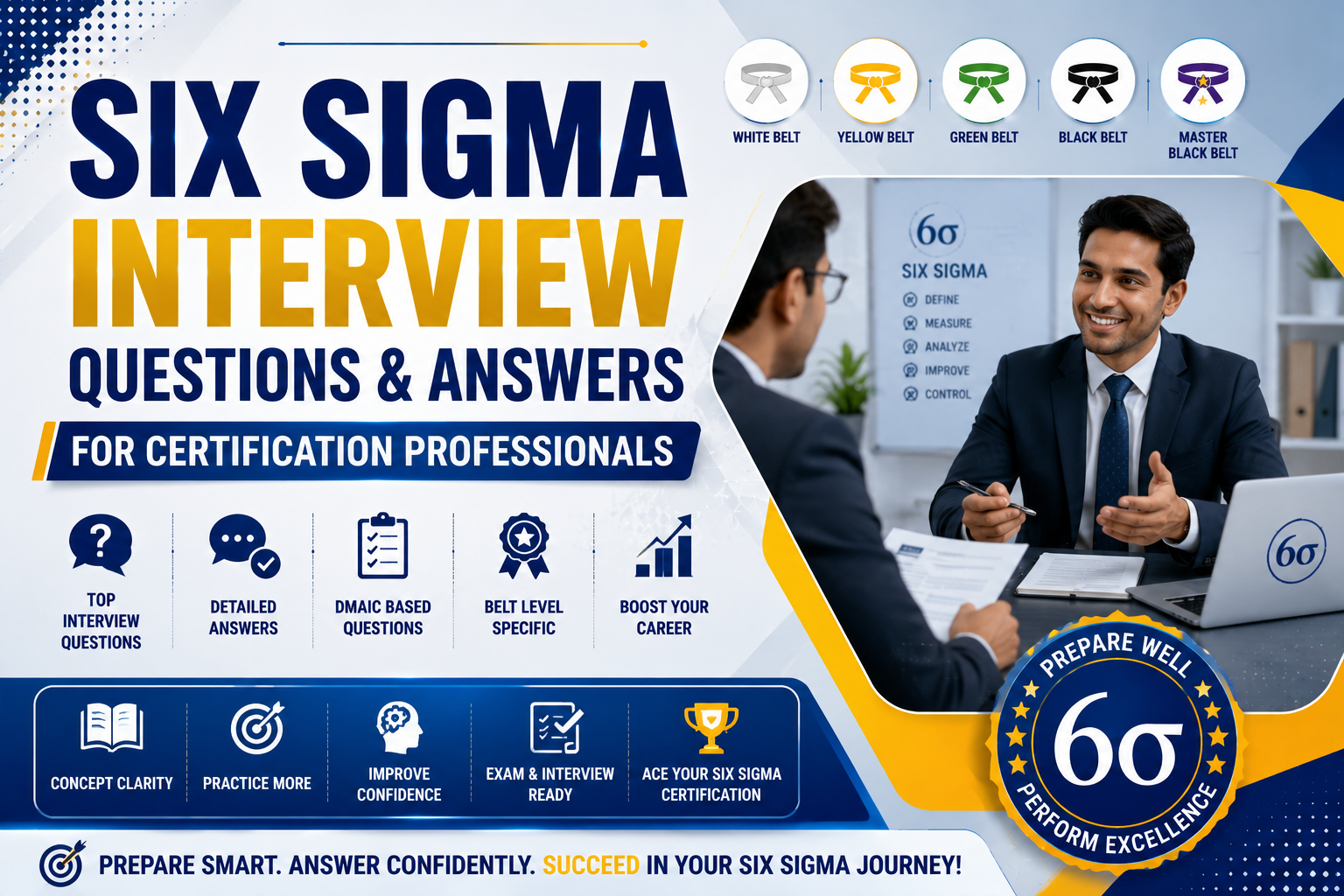 Six Sigma Interview Questions & Answers for Certification Professionals