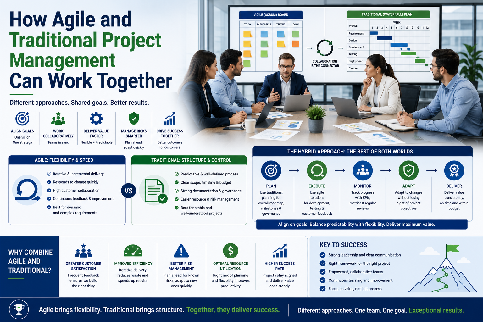 How Agile and Traditional Project Management Can Work Together